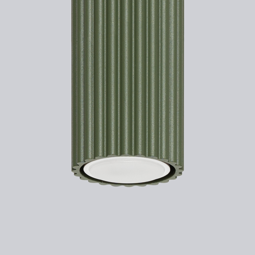 Spot KARBON 1xGU10/10W/230V 20 cm groen