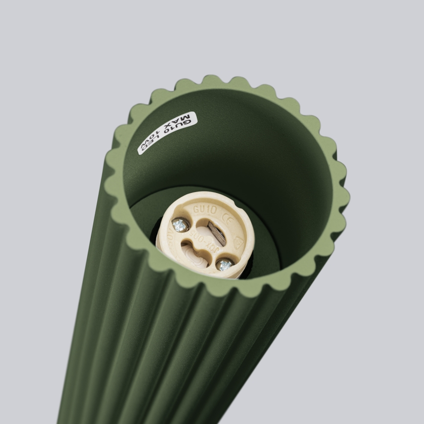 Spot KARBON 1xGU10/10W/230V 20 cm groen