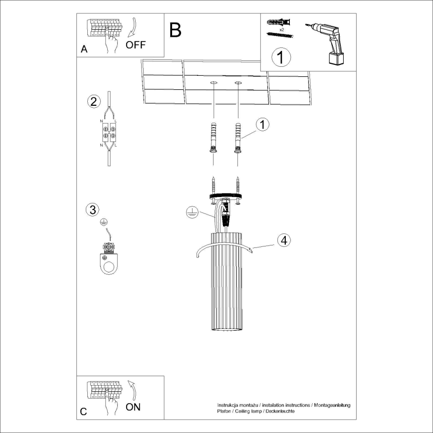Spot KARBON 1xGU10/10W/230V 20 cm groen