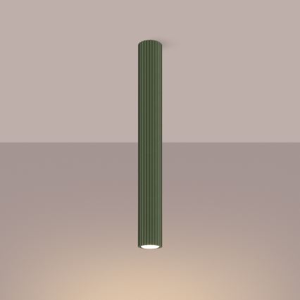 Spot KARBON 1xGU10/10W/230V 60 cm groen