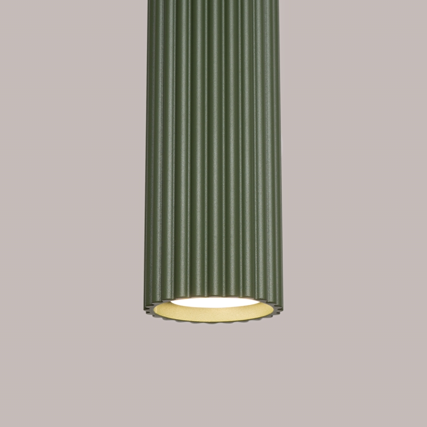 Hanglamp aan een koord KARBON 1xGU10/10W/230V groen
