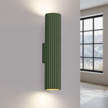 Applique murale KARBON 2xGU10/10W/230V vert