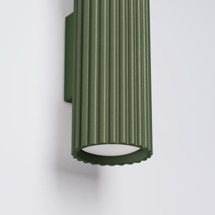 Wandlamp KARBON 2xGU10/10W/230V groen