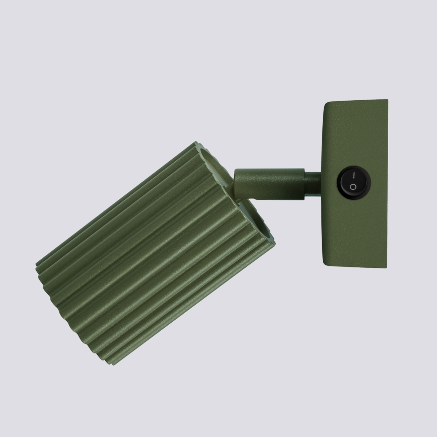 Wandspot KARBON 1xGU10/10W/230V groen