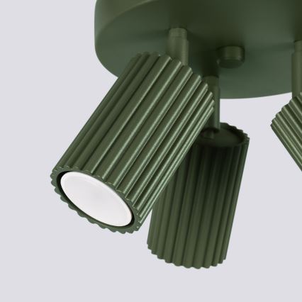 Spot KARBON 3xGU10/10W/230V groen