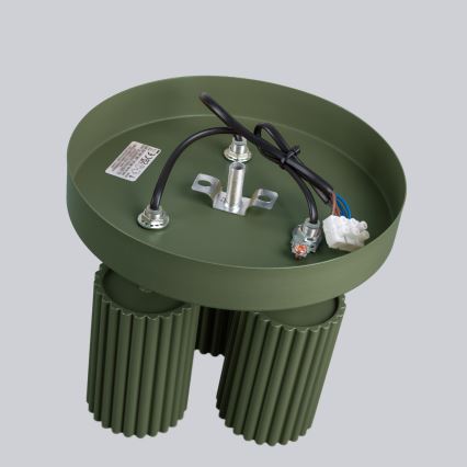 Spot KARBON 3xGU10/10W/230V groen