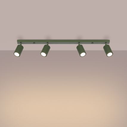 Spot KARBON 4xGU10/10W/230V vert