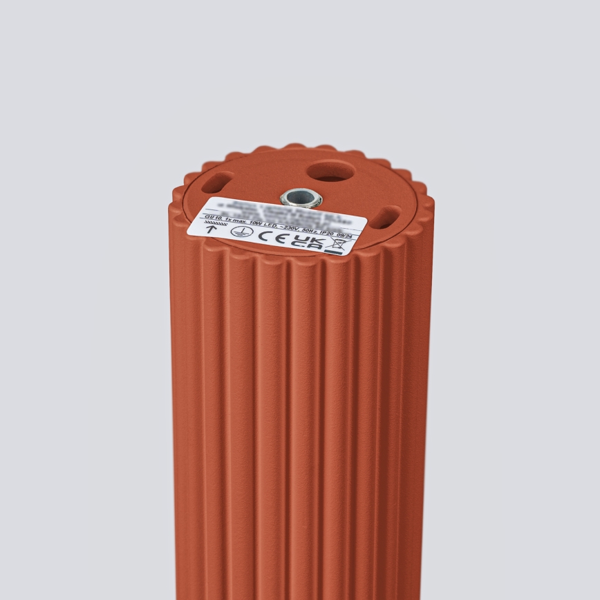 Spot KARBON 1xGU10/10W/230V 20 cm rouge