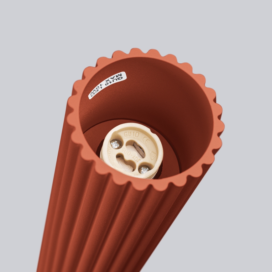Spot KARBON 1xGU10/10W/230V 60 cm rood