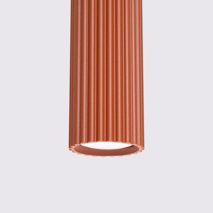 Hanglamp aan een koord KARBON 1xGU10/10W/230V rood