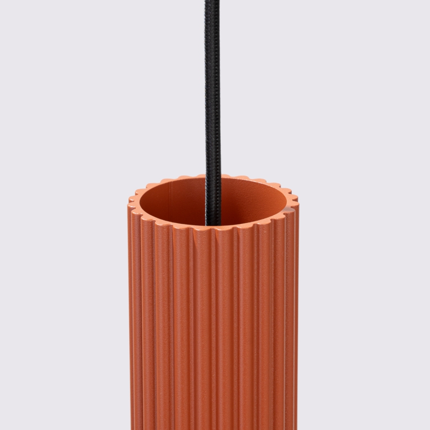 Hanglamp aan een koord KARBON 1xGU10/10W/230V rood