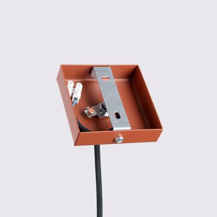 Hanglamp aan een koord KARBON 1xGU10/10W/230V rood
