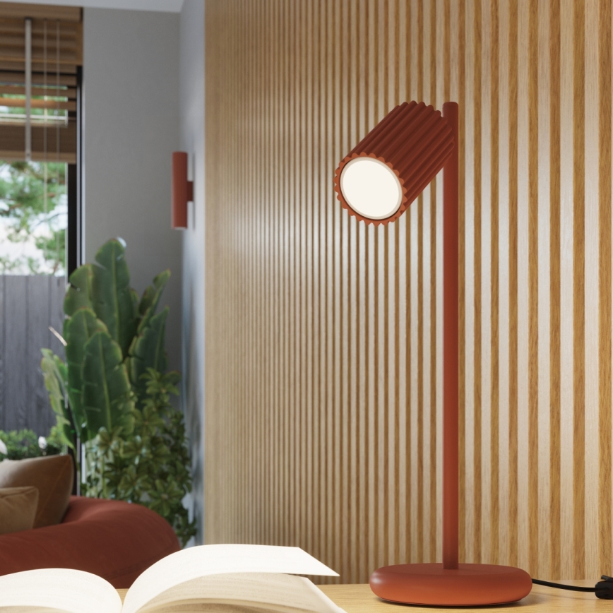 Wandlamp KARBON 2xGU10/10W/230V rood