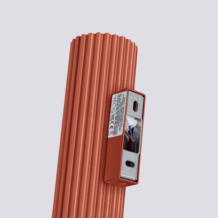 Wandlamp KARBON 2xGU10/10W/230V rood