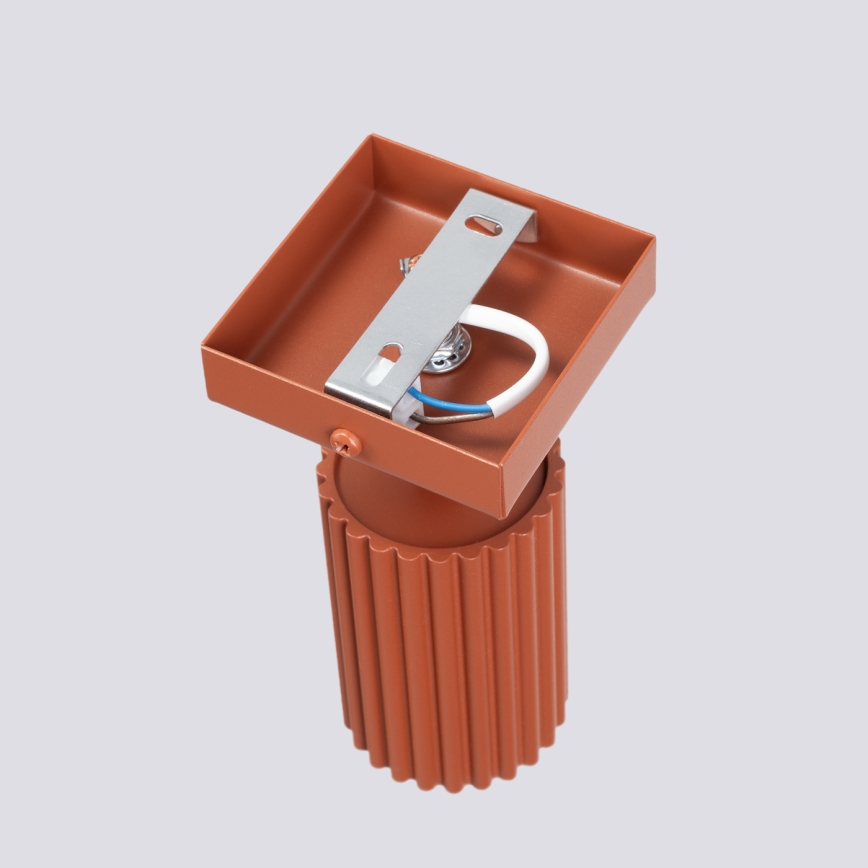 Wandspot KARBON 1xGU10/10W/230V rood
