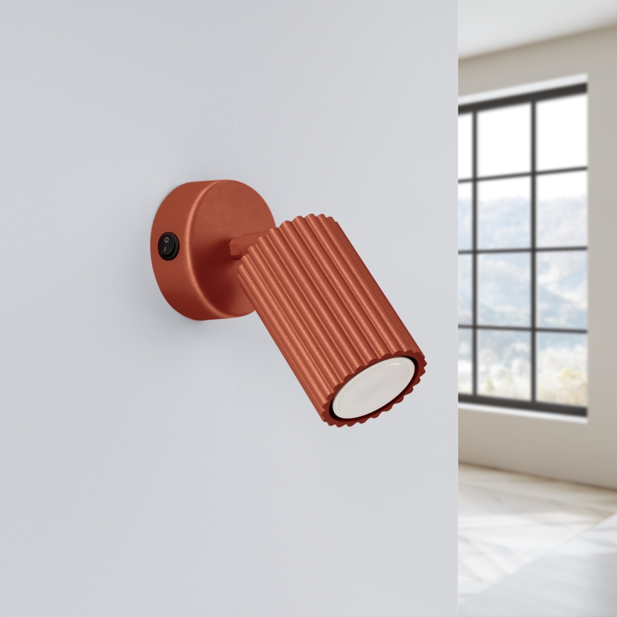 Spot mural KARBON 1xGU10/10W/230V rouge