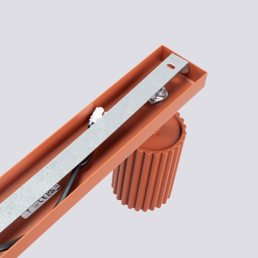 Spot KARBON 3xGU10/10W/230V rood