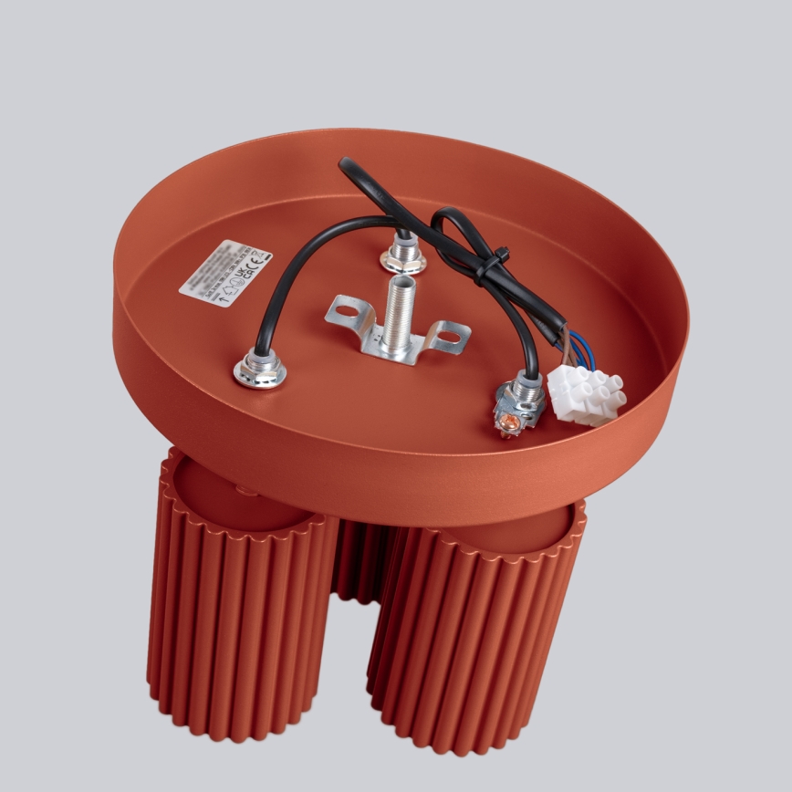 Spot KARBON 3xGU10/10W/230V rood