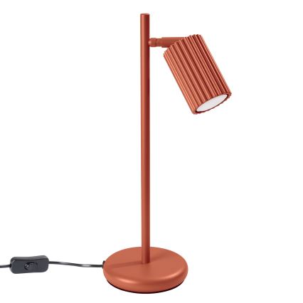 Tafellamp KARBON 1xGU10/10W/230V rood