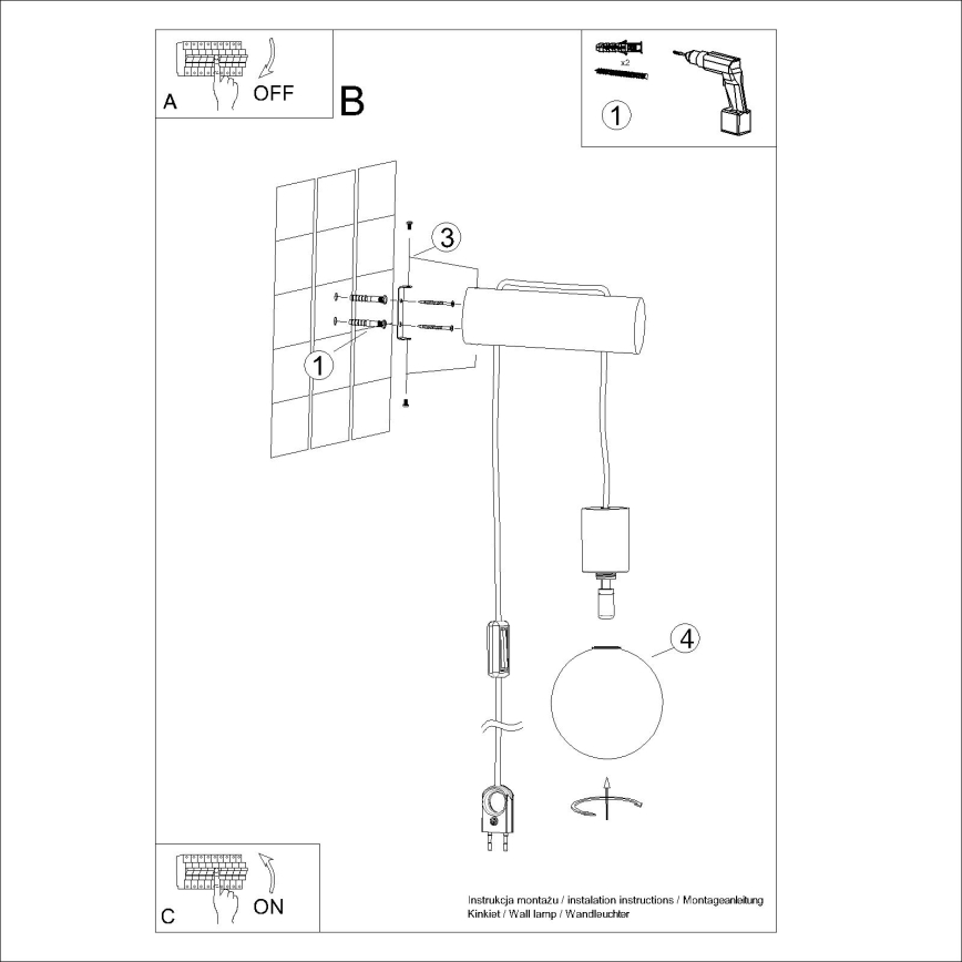 Applique murale NIBMI 1xG9/8W/230V hêtre