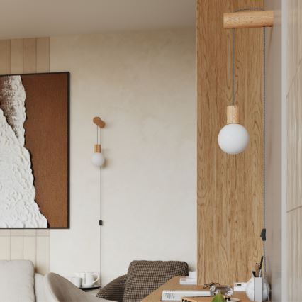 Wandlamp NIBMI 1xG9/8W/230V beuken