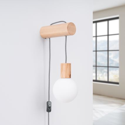 Wandlamp NIBMI 1xG9/8W/230V beuken