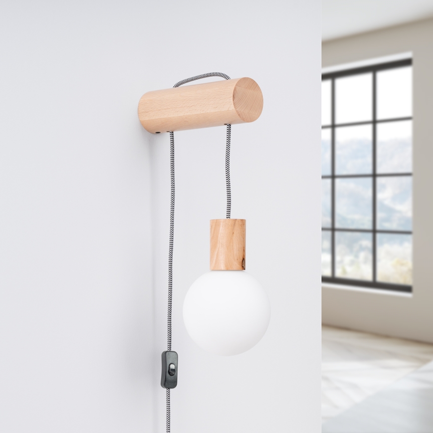 Wandlamp NIBMI 1xG9/8W/230V beuken