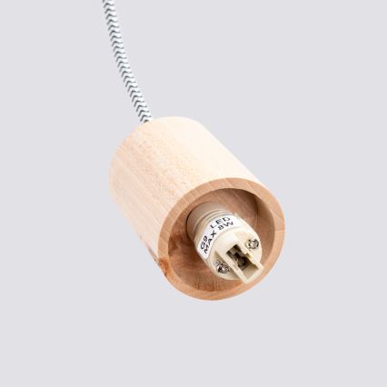 Wandlamp NIBMI 1xG9/8W/230V beuken