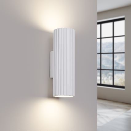 Applique murale KARBON 2xGU10/10W/230V blanc