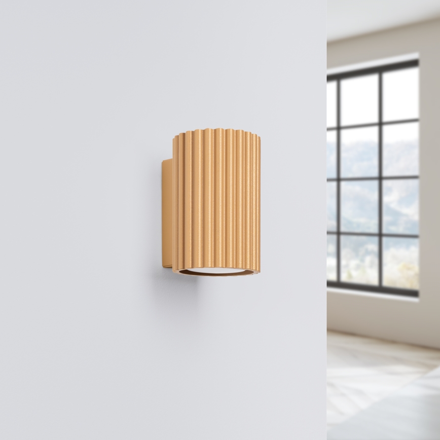Wandlamp KARBON 1xGU10/10W/230V goud