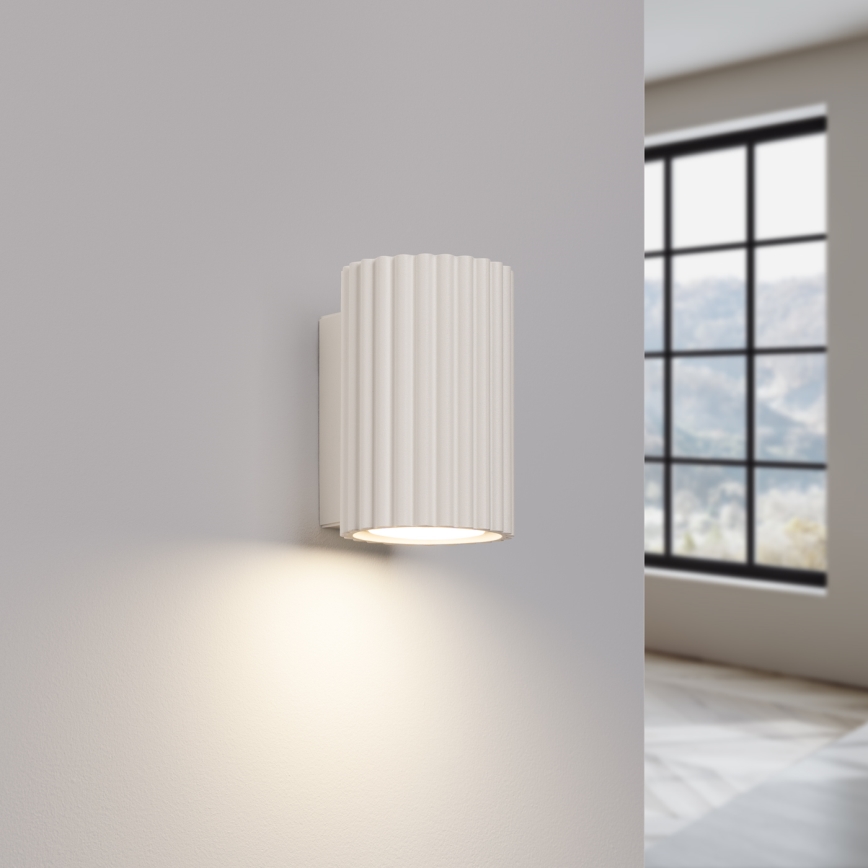 Wandlamp KARBON 1xGU10/10W/230V crème