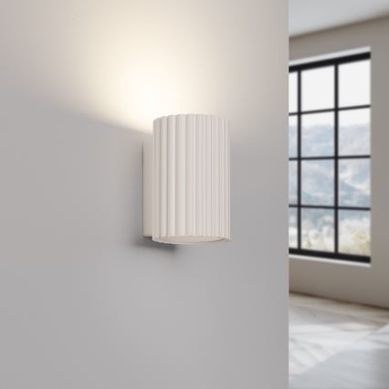 Wandlamp KARBON 1xGU10/10W/230V crème