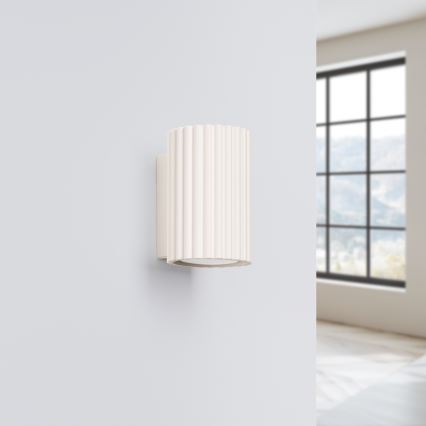 Wandlamp KARBON 1xGU10/10W/230V crème