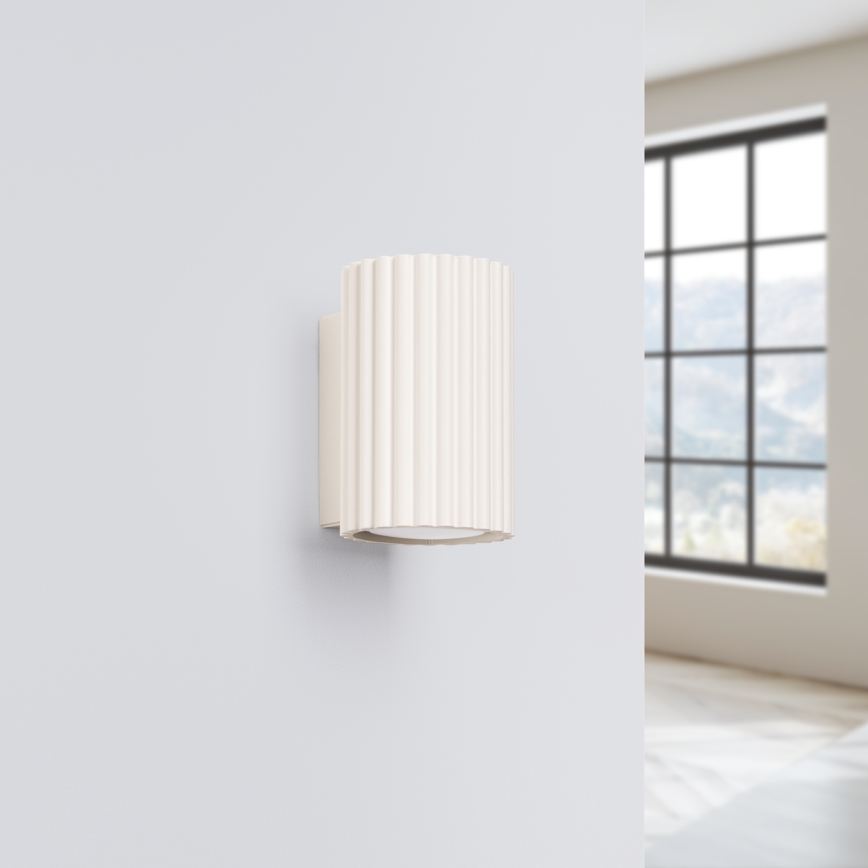Wandlamp KARBON 1xGU10/10W/230V crème