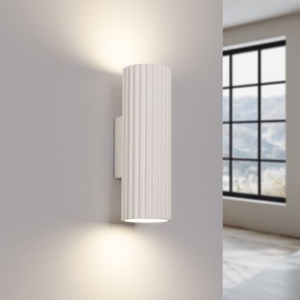 Applique murale KARBON 2xGU10/10W/230V crème