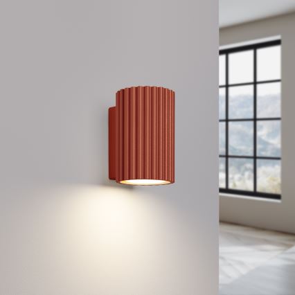 Wandlamp KARBON 1xGU10/10W/230V rood