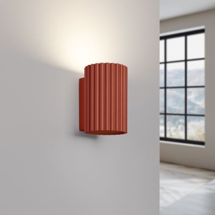 Wandlamp KARBON 1xGU10/10W/230V rood
