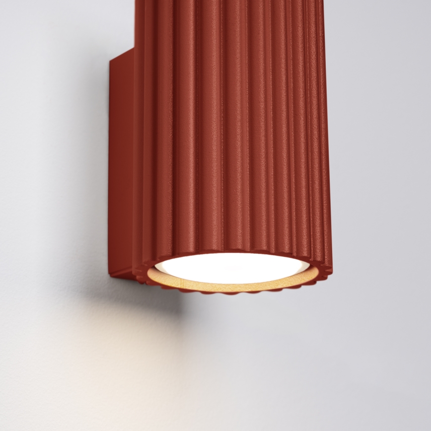 Wandlamp KARBON 1xGU10/10W/230V rood