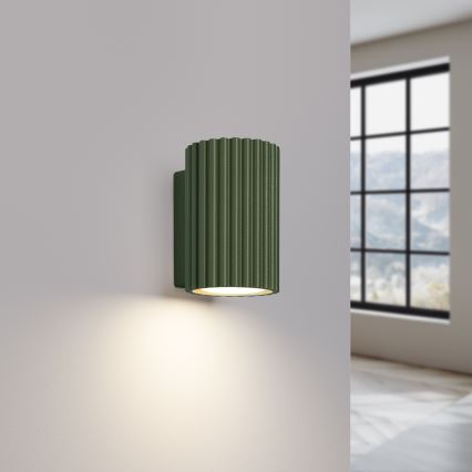Wandlamp KARBON 1xGU10/10W/230V groen