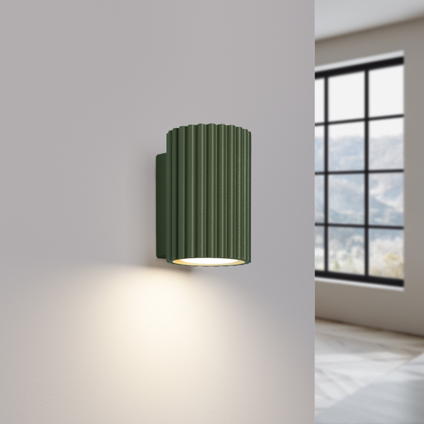 Wandlamp KARBON 1xGU10/10W/230V groen