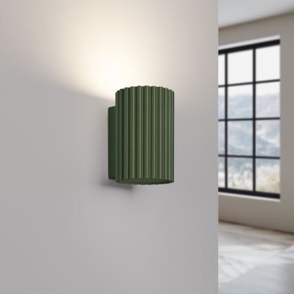 Wandlamp KARBON 1xGU10/10W/230V groen