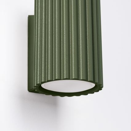Wandlamp KARBON 1xGU10/10W/230V groen