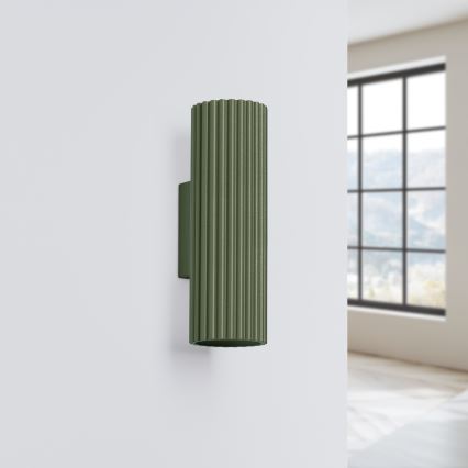 Applique murale KARBON 2xGU10/10W/230V vert
