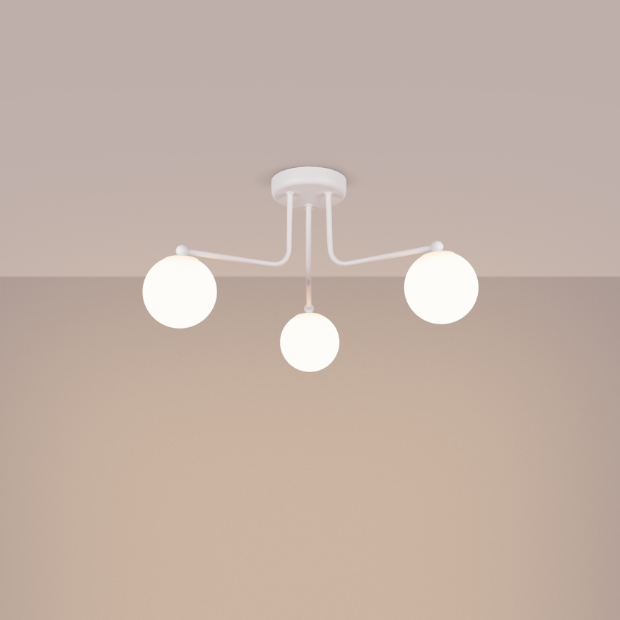 Hanglamp met vaste pendel ASTRAL 3xG9/8W/230V wit