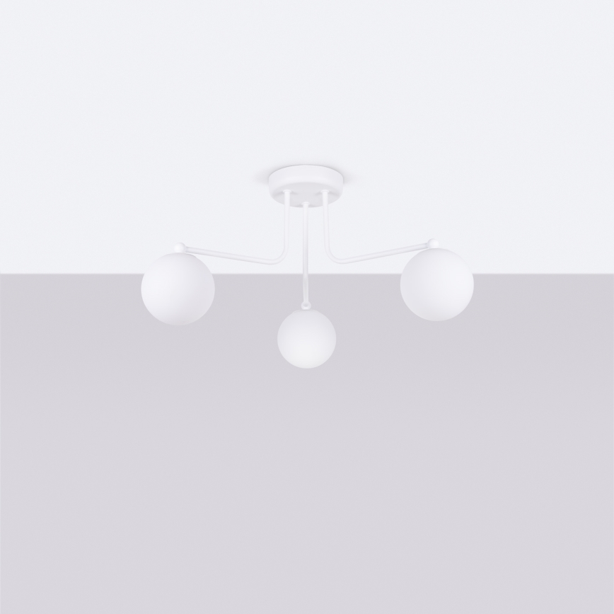 Hanglamp met vaste pendel ASTRAL 3xG9/8W/230V wit