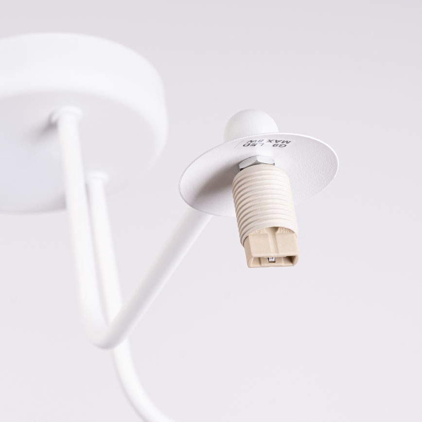 Hanglamp met vaste pendel ASTRAL 3xG9/8W/230V wit