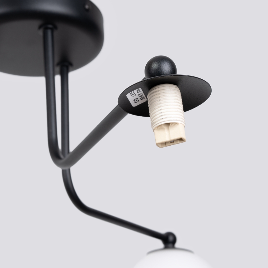 Hanglamp met vaste pendel ASTRAL 3xG9/8W/230V zwart