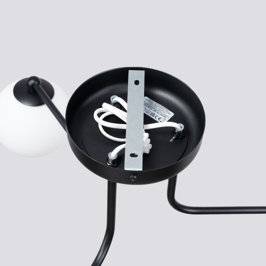 Hanglamp met vaste pendel ASTRAL 3xG9/8W/230V zwart