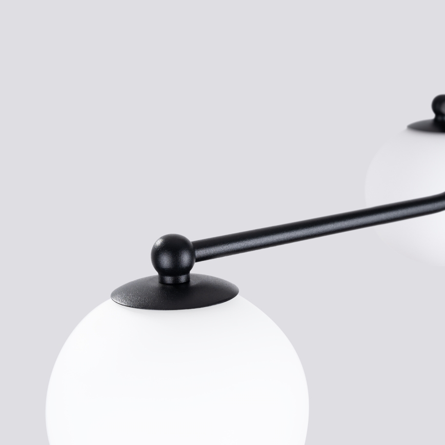 Hanglamp met vaste pendel ASTRAL 5xG9/8W/230V zwart