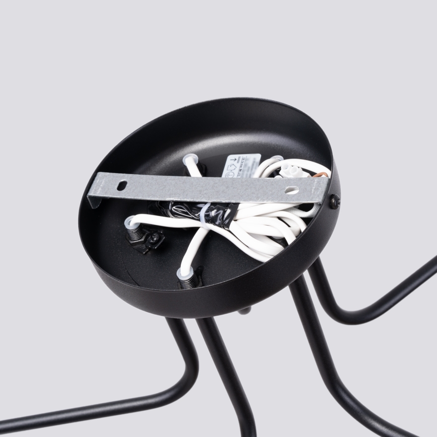 Hanglamp met vaste pendel ASTRAL 5xG9/8W/230V zwart